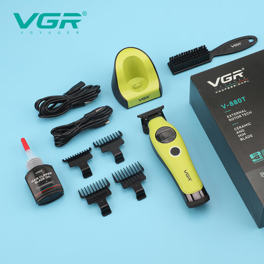 ماكينة حلاقة وتشذيب شعر الذقن والرأس احترافية  VGR V-880T