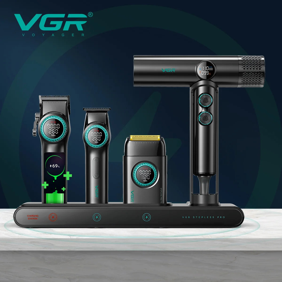 VGR Stepless Pro 4 in 1 البوكس الاحترافي الكامل