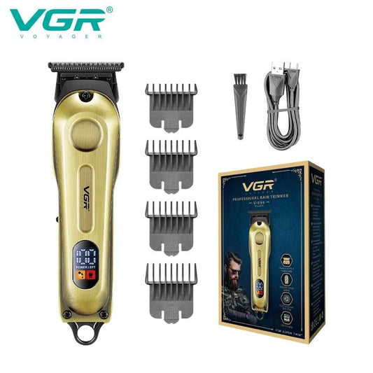 ماكينة حلاقة وتشذيب شعر إحترافية فاخرة بهيكل معدني VGR V-294